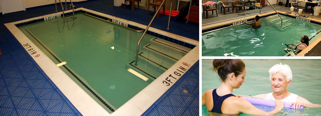 Accessible Physical Therapy Pool Banner